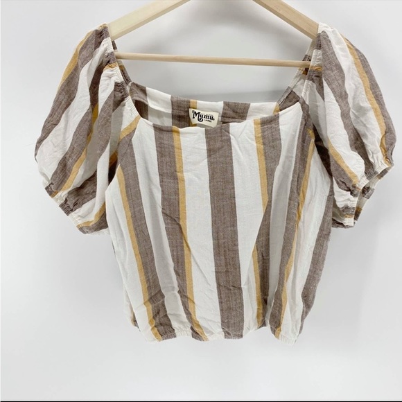 Show me your mumu Minnie striped crop top - Picture 4 of 8